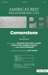 Cornerstone with the Solid Rock SATB choral sheet music cover